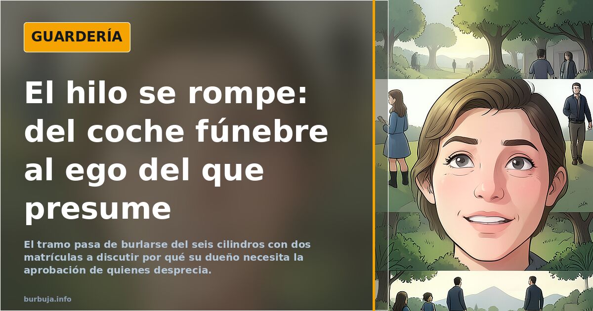 El hilo se rompe: del coche fúnebre al ego del que presume