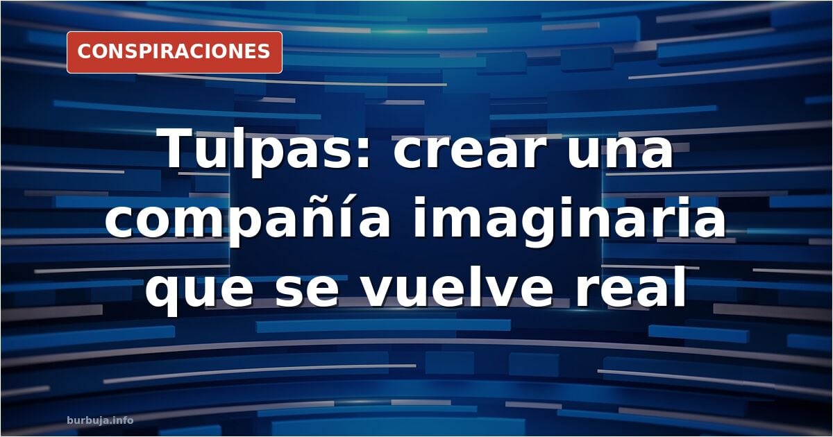 Merece la pena crear un tulpa para que al menos te haga compañía?