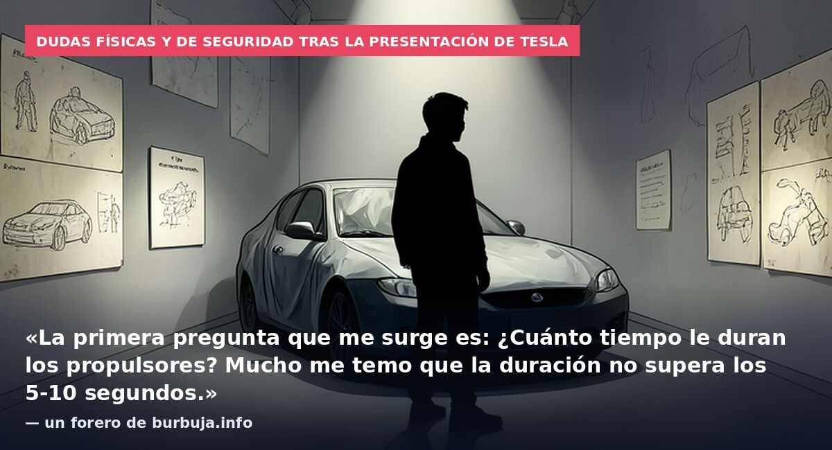 Tesla presenta super deportivo eléctrico volador con propulsores de cohete de Space X