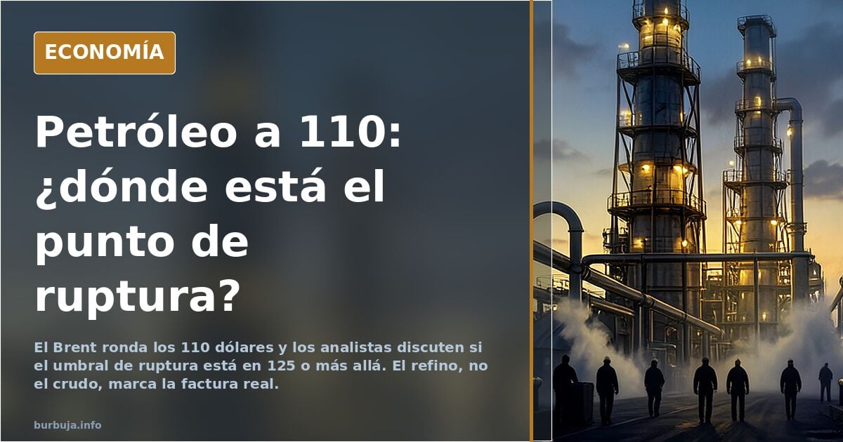 Petróleo: un foro discute si 125 o 150 dólares romperán la demanda