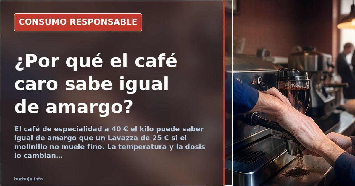 Lavazza Oro a 25 € el kilo contra el café de especialidad a 40 €