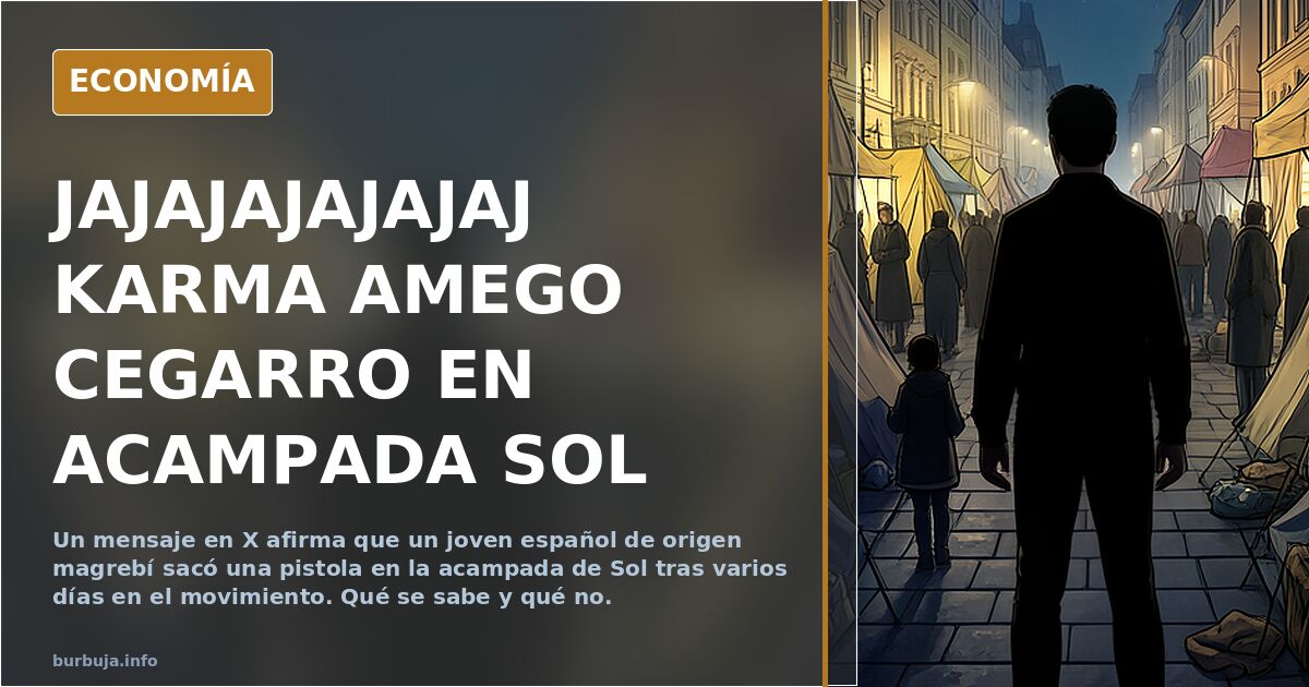 Karma en acampada: ¿le pasó algo a Amego Cegarro?