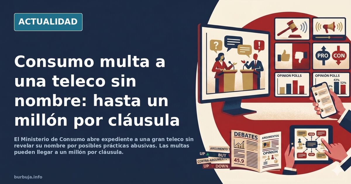 ASUNTO "RARO". El ministerio de consumo multa a una teleco de la que no dice nombre