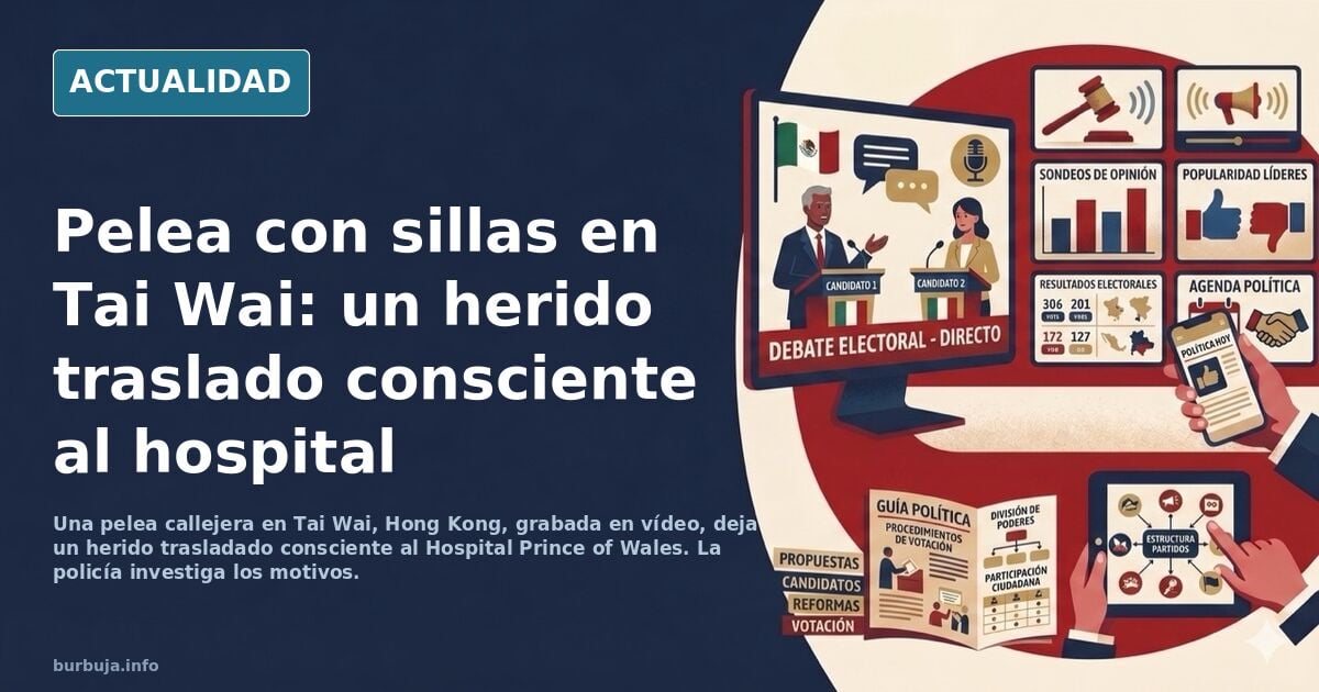 Pelea en Hong Kong termina mal