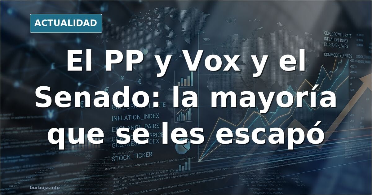 Algunos no entienden porque vox y PP quieren perder el Senado y entregar así una posible brutalisima victoria woke