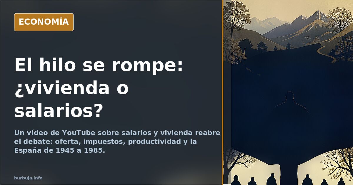 No hay problema de vivienda, es el poder adquisitivo