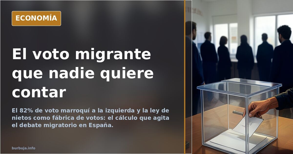 El voto migrante y la ley de nietos: el cálculo que agita el debate