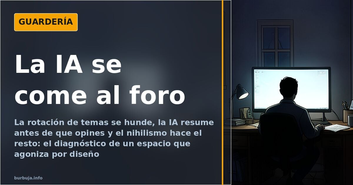 El foro que agoniza por la IA y el fin del debate