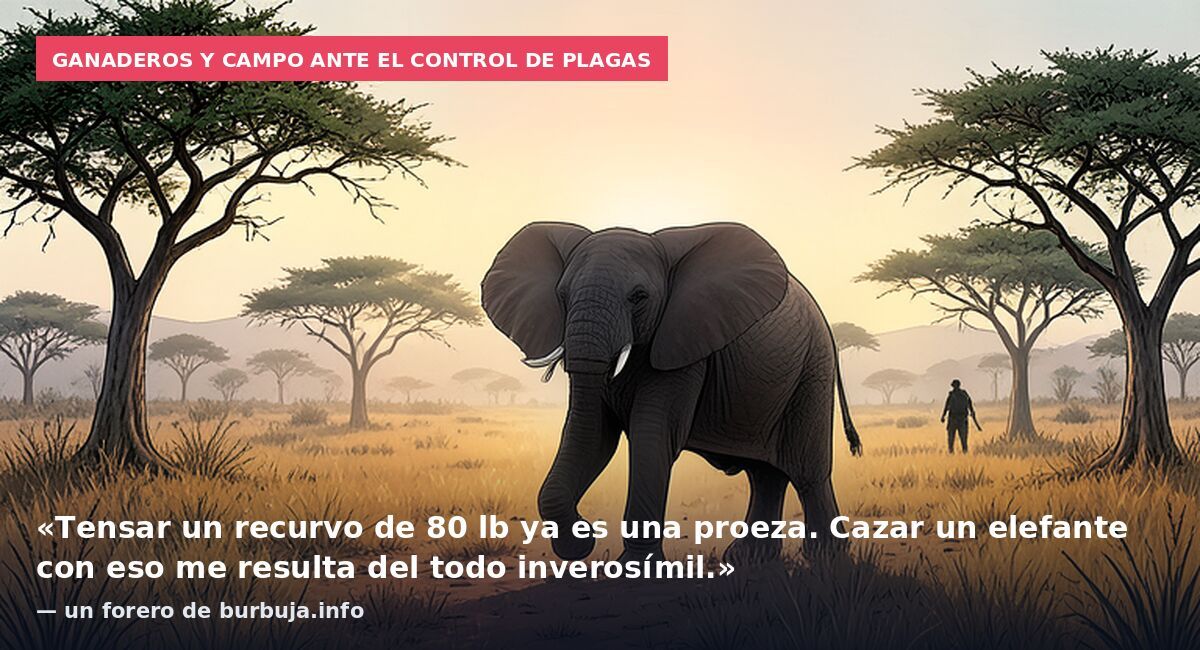Un español hace historia tras ser el primero en cazar a los siete grandes de África con un arco tradicional