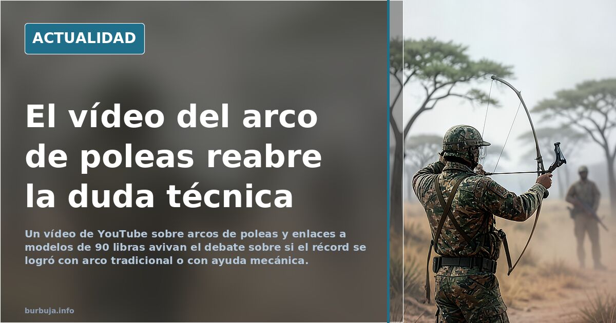 Un español hace historia tras ser el primero en cazar a los siete grandes de África con un arco tradicional