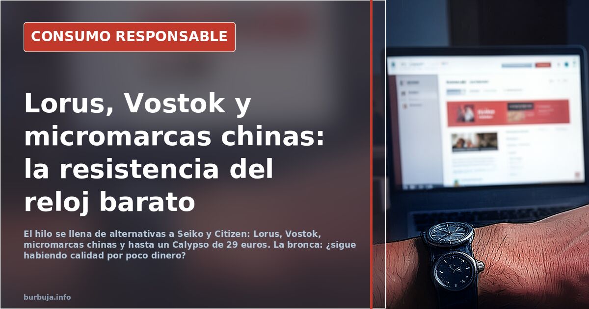 Marcas de relojes de buena calidad y precio contenido