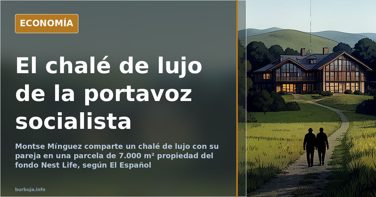 Montse Mínguez y el chalé del fondo Nest Life: 7.000 m² de parcela