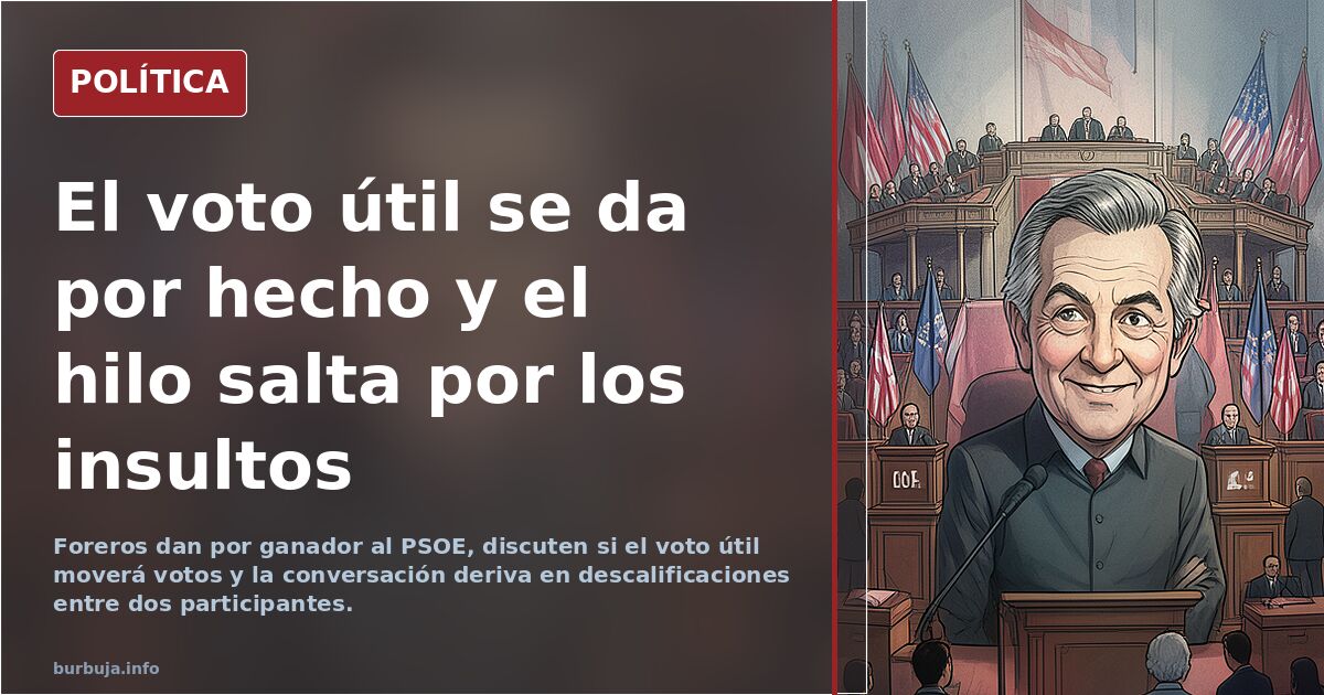 Toda la "izquierda" votará al PSOE como voto útil