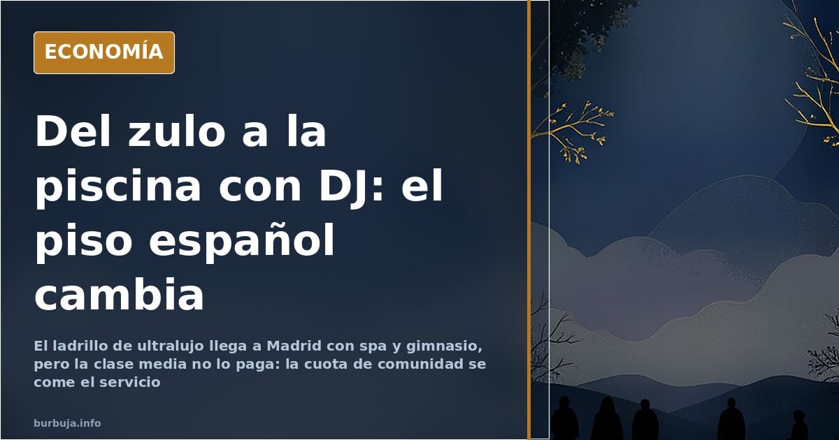 El comprador extranjero empuja al ladrillo español hacia el gimnasio y el spa