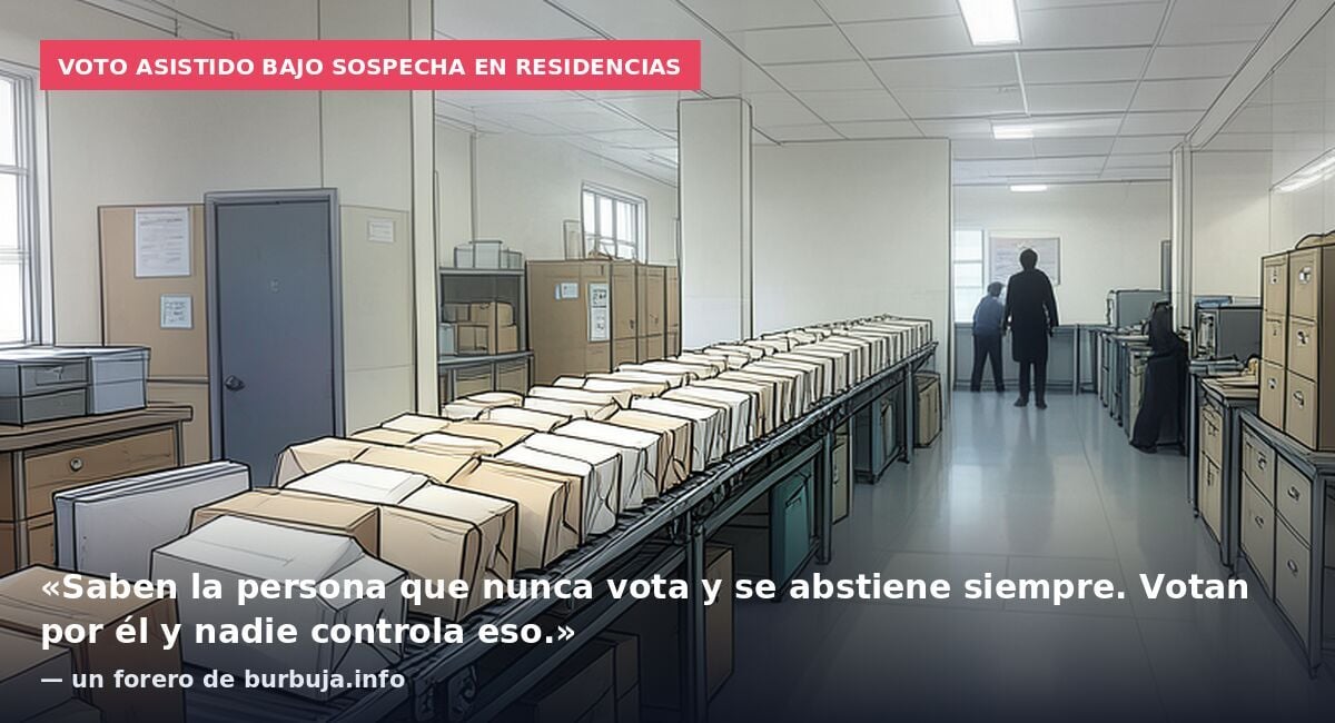 Esta señora te explica como la PSOE a través de CORREOS y las listas de los que SE ABSTIENEN te saca 400.000 votos de la nada. Sin despeinarse.