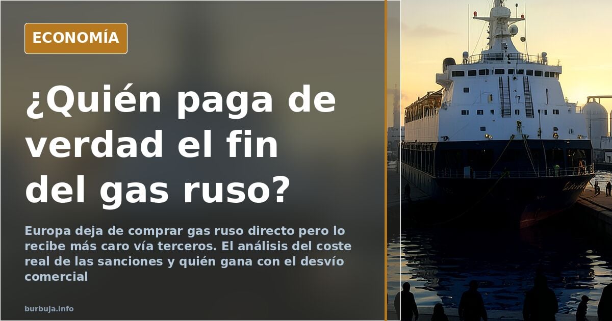 El coste real de desconectar a Europa del gas ruso