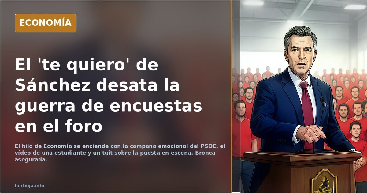 El perro es una maquina de sumar votos, Begoña Gómez: “Que lo escuchen alto y claro: TE QUIERO”