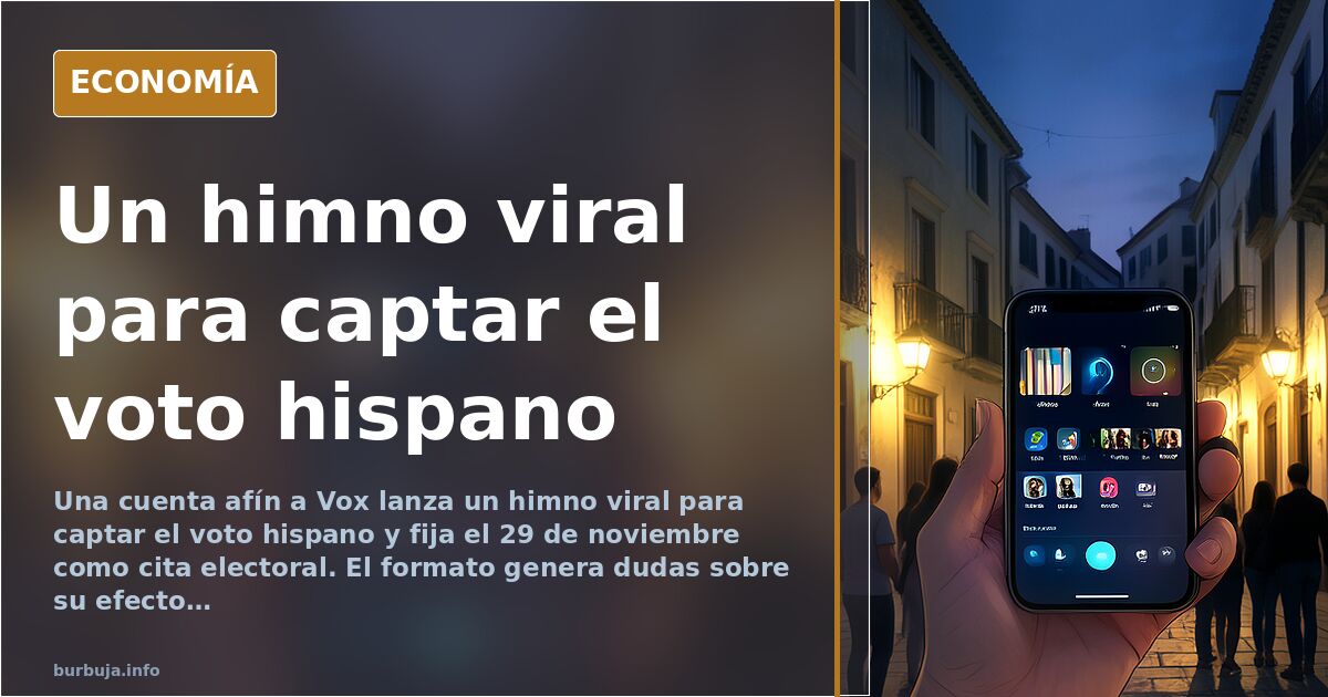 Vox y el voto hispano: un himno viral como arma electoral