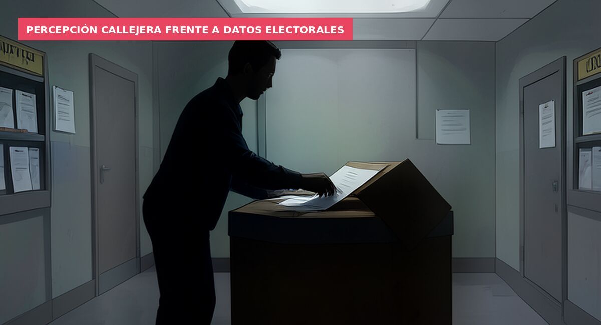 Percepción callejera frente a datos electorales