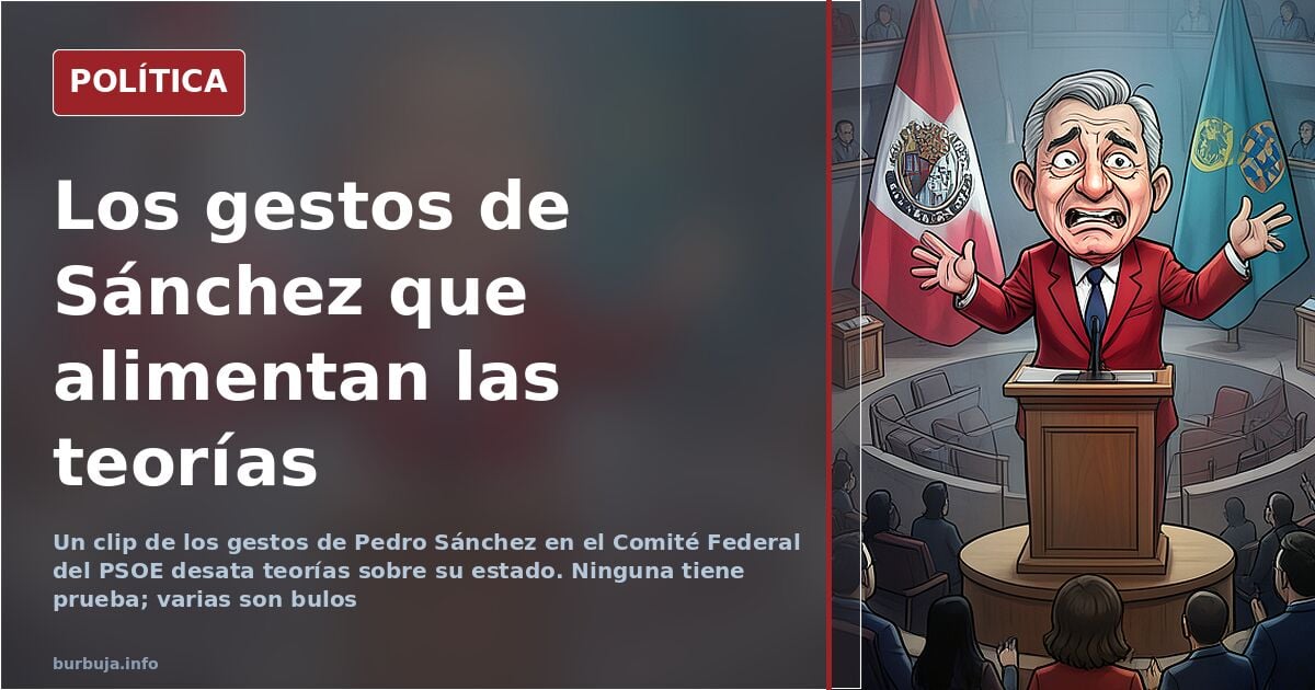 Imagen de archivo de Pedro Sánchez gesticulando durante un acto del PSOE