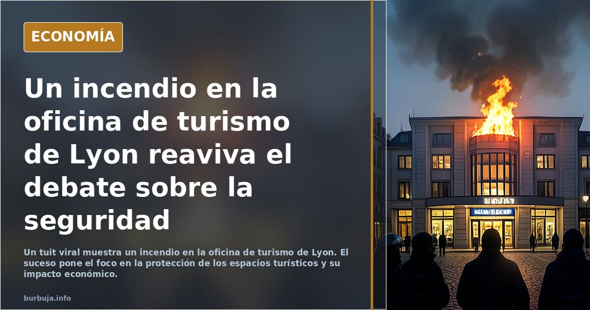 Arde la oficina de turismo de Paris