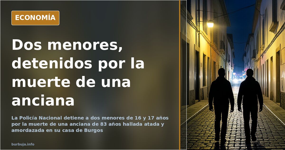Vivienda de Burgos donde fue hallada una anciana de 83 años atada y amordazada