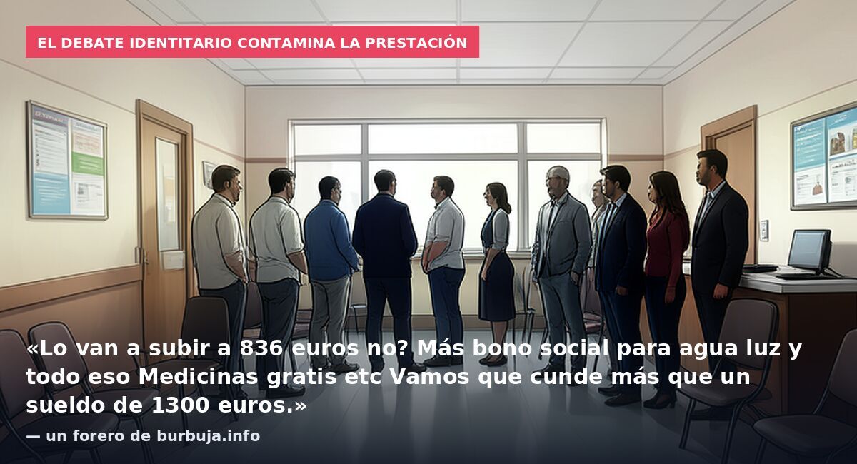 Toda España mirando hoy mi Ingreso Mínimo Vital nomás