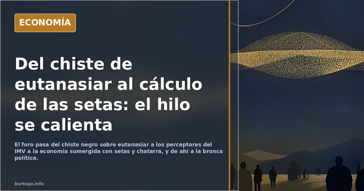 Toda España mirando hoy mi Ingreso Mínimo Vital nomás