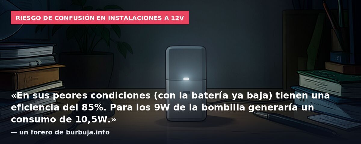Luz de emergencia casera, sencilla y barata