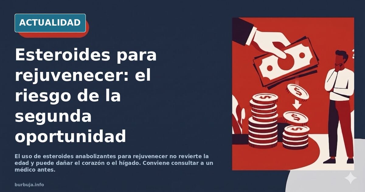 No se puede decir así... Pero mi tío igual vio en la derroición de mi tía una segunda oportunidad de tomar esteroides anabolizantes y rejuvenecer...