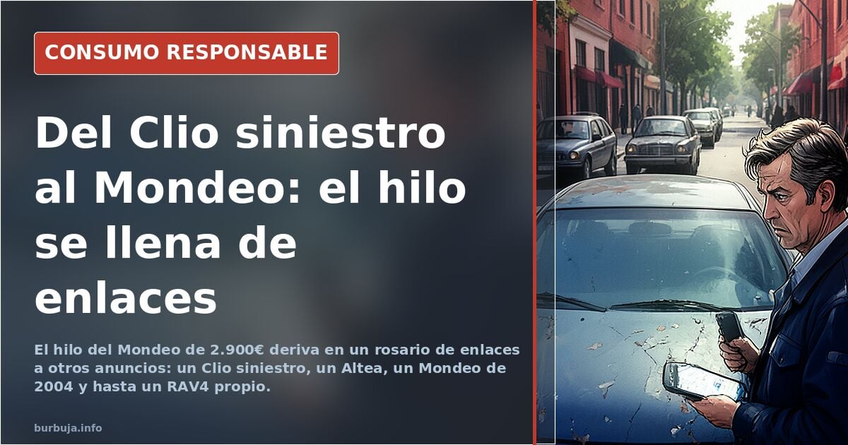 Os parece normal poner a 2900€ un mondeo gasolina de 2002 con 300k kms ?