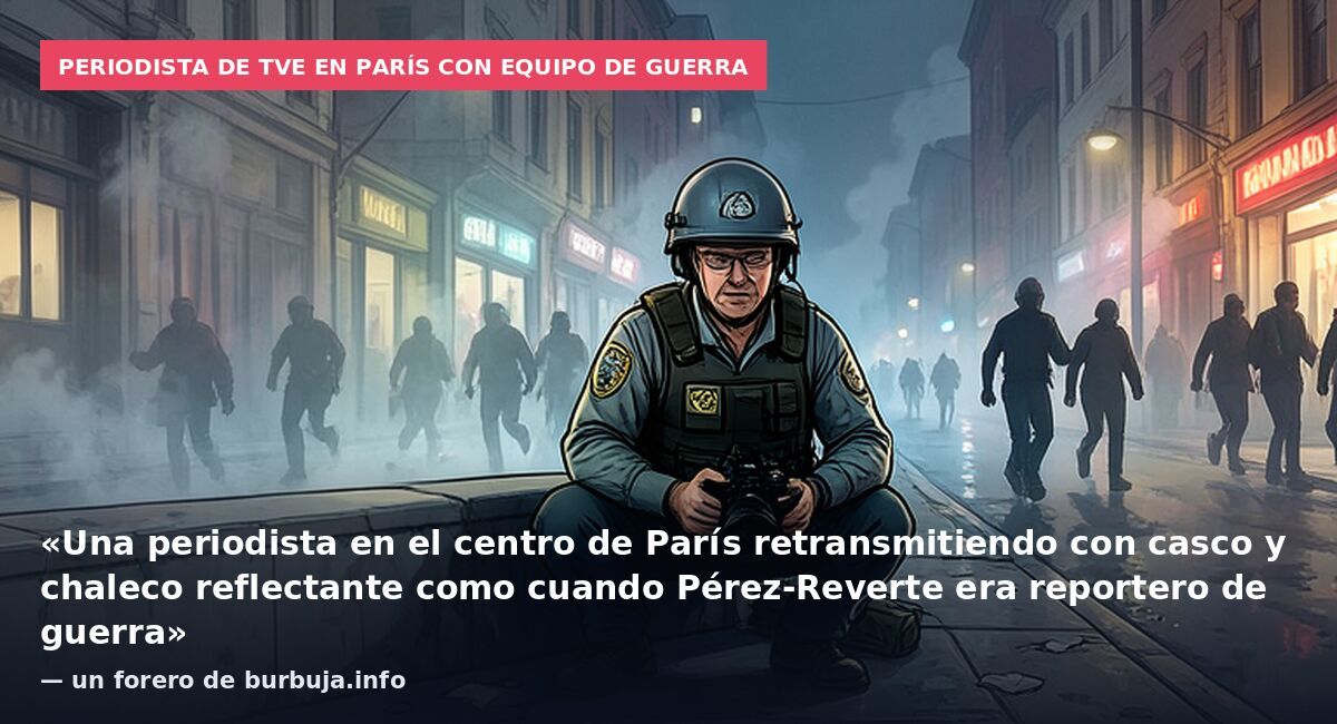 Esto ha ocurrido a una periodista de TVE en Paris