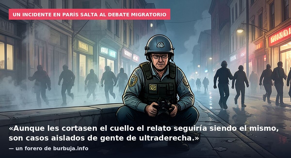 Esto ha ocurrido a una periodista de TVE en Paris