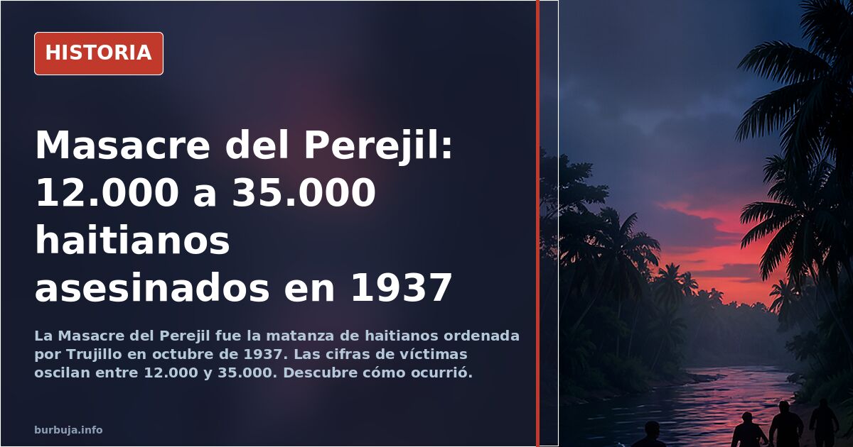 LA MASACRE DE HAITIANOS DEL PEREJIL (República Dominicana, 1937)