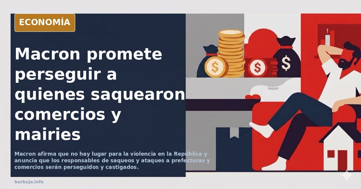 Me despierto y veo noticias que Francia arde y Macron le sale la vena masónica.