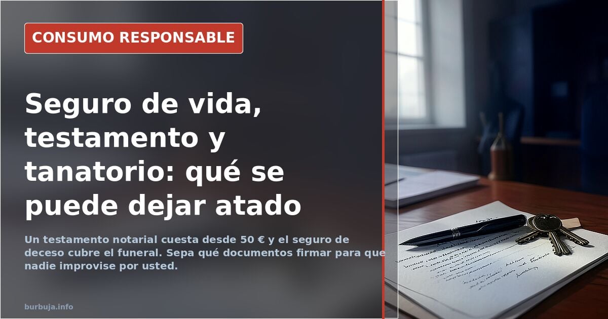 Preparación mortuoria: seguros de vida, notarios y papeleo