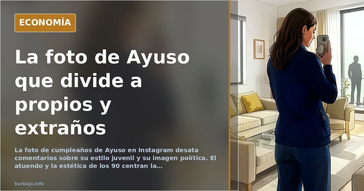 Ayuso cumple 48 años con una foto de botas altas que reabre el ruido