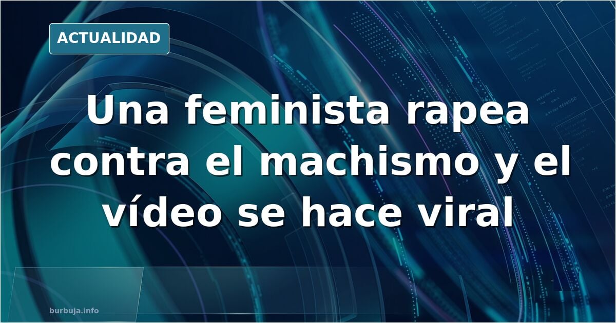 Feminista rapea contra el machismo