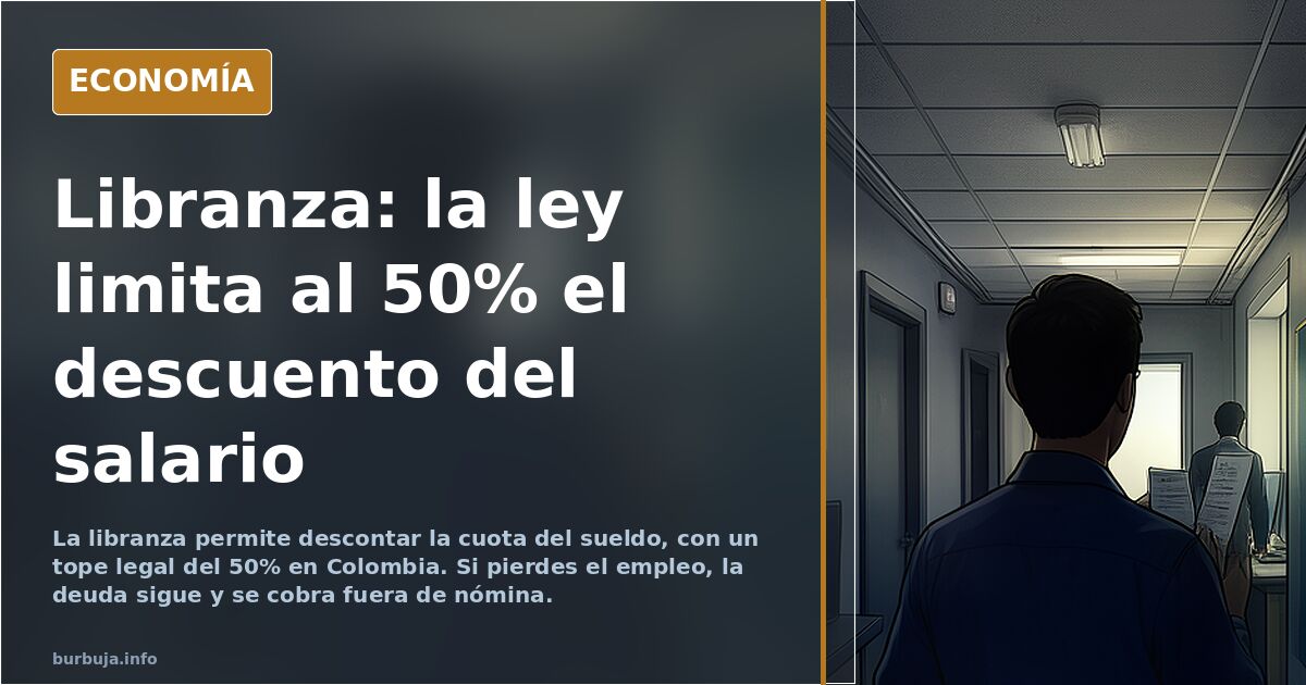 Crédito de libranza: ¿pueden descontarte más de la mitad de tu sueldo?