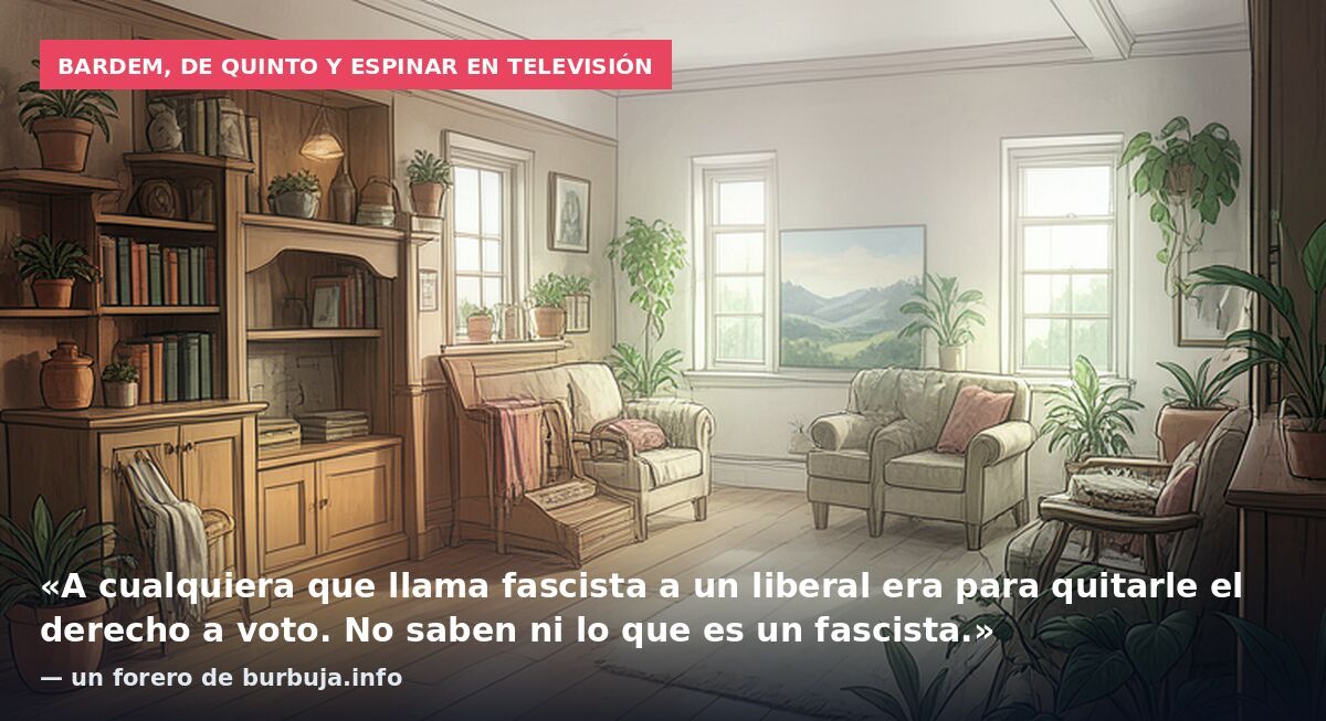 Carlos Bardem llama fascista a media España en directo