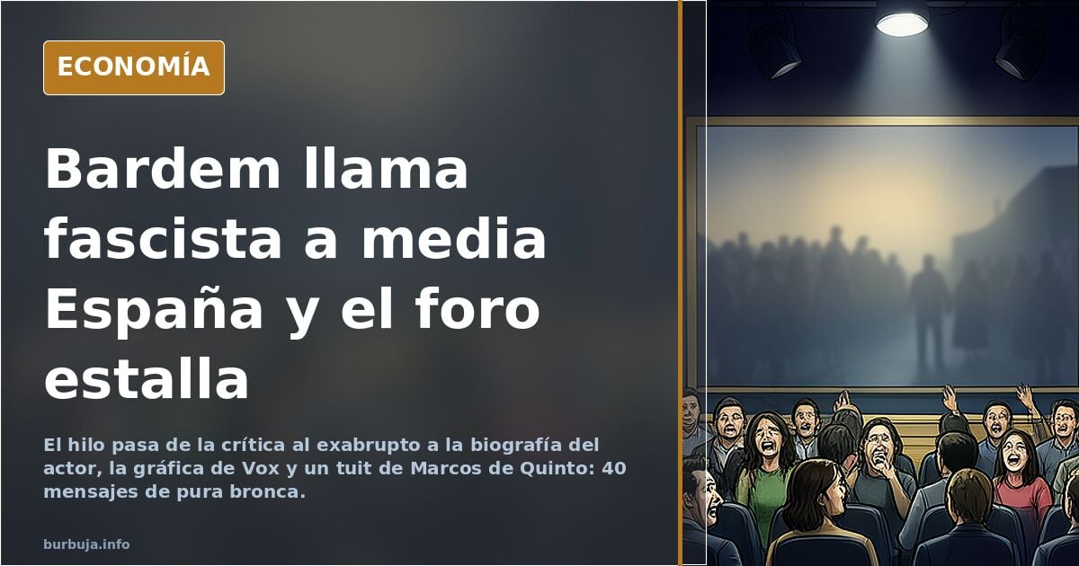 Carlos Bardem llama fascista a media España en directo