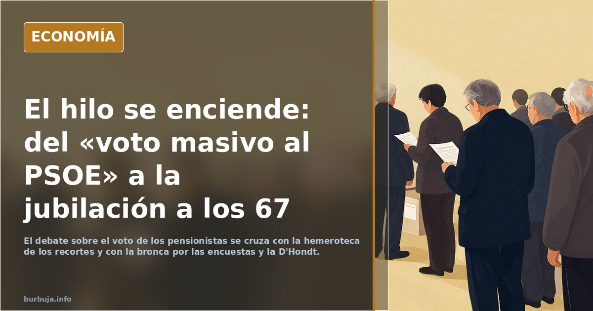 Los pensionistas votan en masa: ¿por qué fallan las encuestas?
