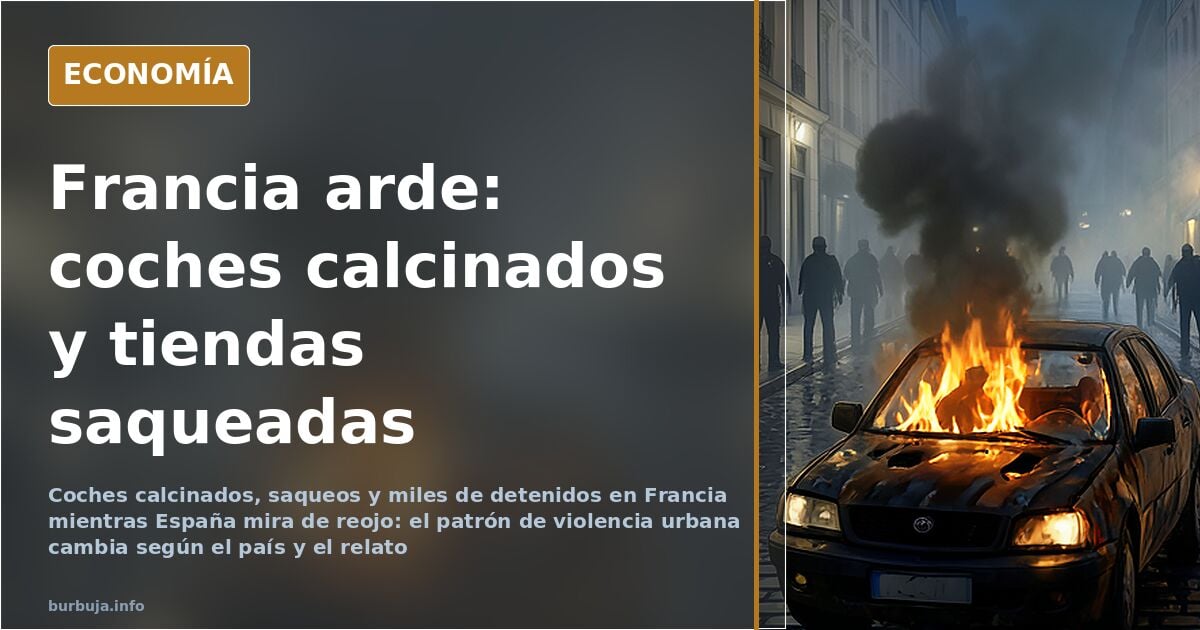 Disturbios en Francia: un muerto y miles de detenidos
