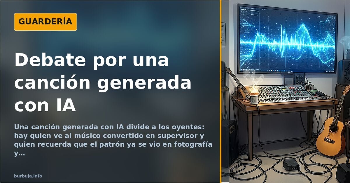 Debate por una canción de IA: «por favor, que esto no sea IA»