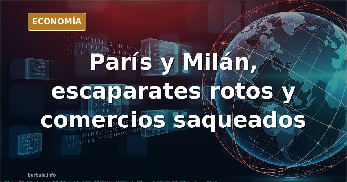 Así ha amanecido París tras los disturbios de anoche