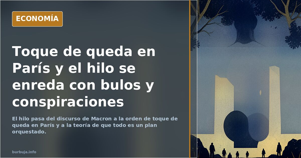 URGENTE - Macron se dirigirá a Francia esta noche tras los disturbios de ayer - "Se ha pasado el punto de no retorno"