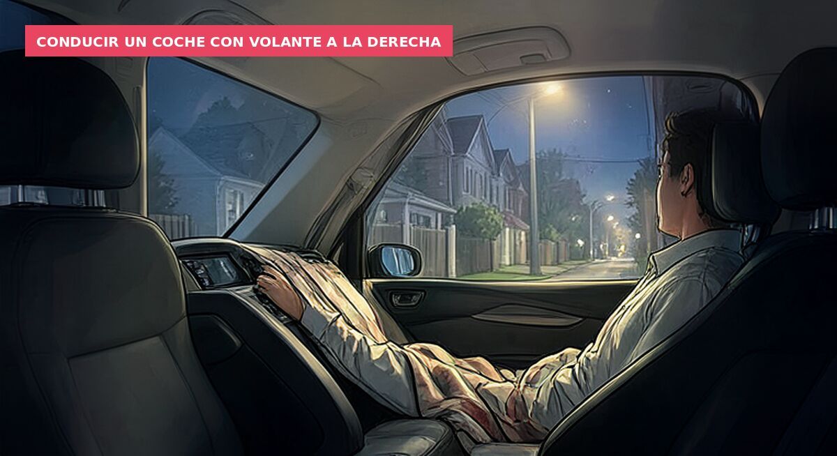 Conducir un coche con volante a la derecha