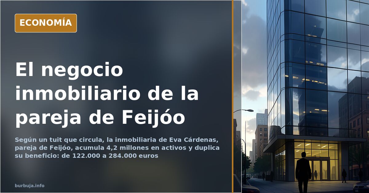 Eva Cárdenas: 4,2 millones en activos y el doble de beneficio