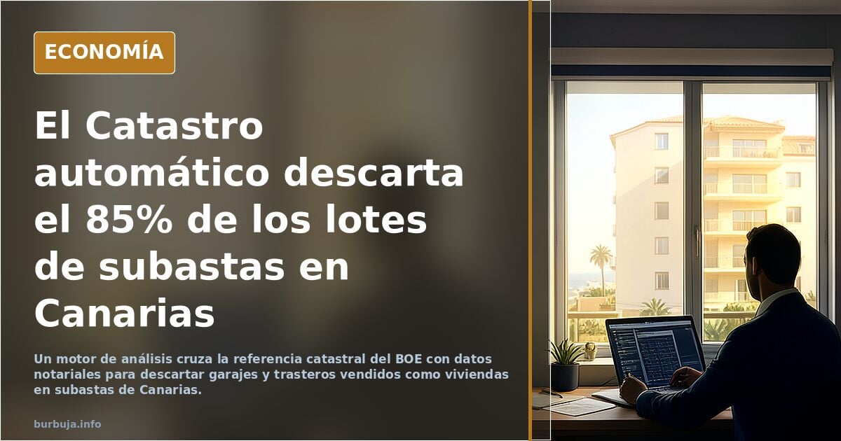 Actualización de desarrollo: Automatizando el Catastro y purgando "garajes trampa" en las subastas de Canarias