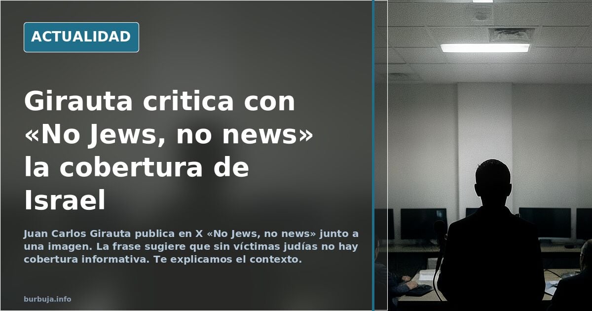 Girauta (ahora en vox): no hicisteis caso a israel